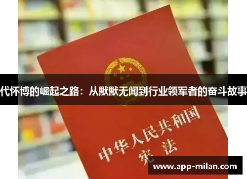 代怀博的崛起之路：从默默无闻到行业领军者的奋斗故事
